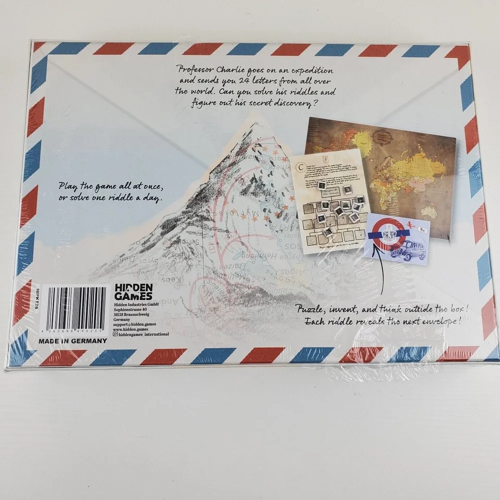 Professor Charlie's World Tour 24 Mysterious Letters‎ Hidden Games BRAND NEW!!